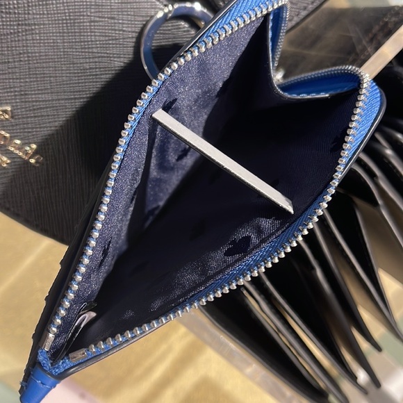 Kate Spade Arctic Friends Medium L-Zip Card Holder Multi Color - Picture 11 of 16